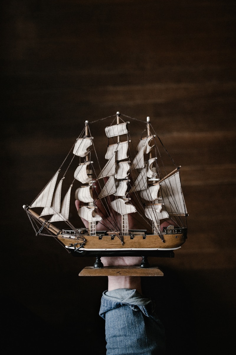 white and brown galleon ship